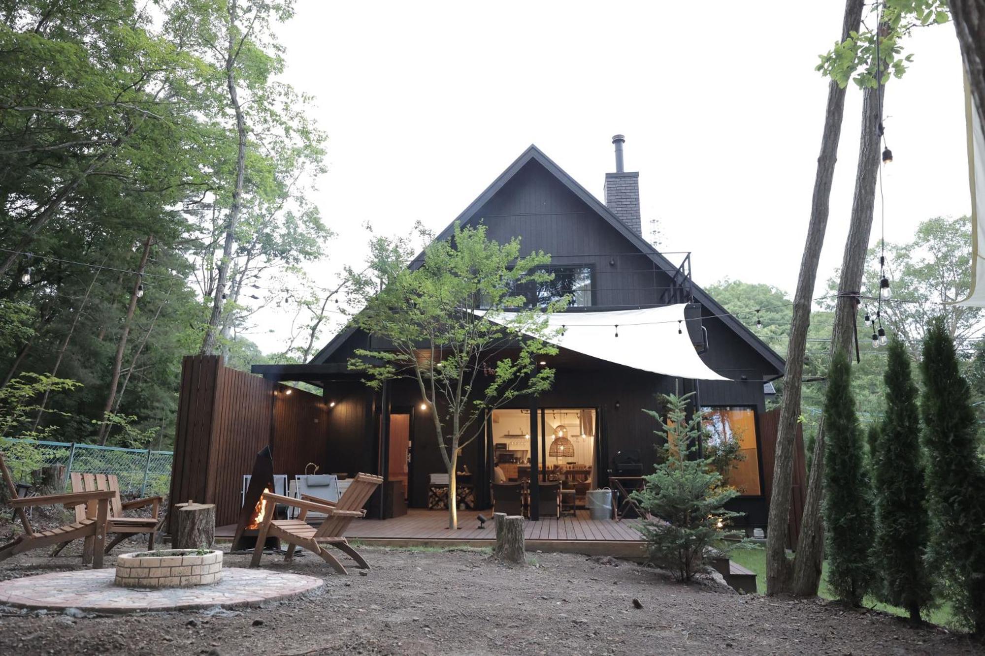 Sauna Forest Cabin 軽井沢 御代田　Mori-Asobi Oiwake Dış mekan fotoğraf